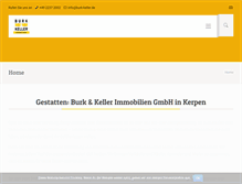 Tablet Screenshot of burk-keller.de